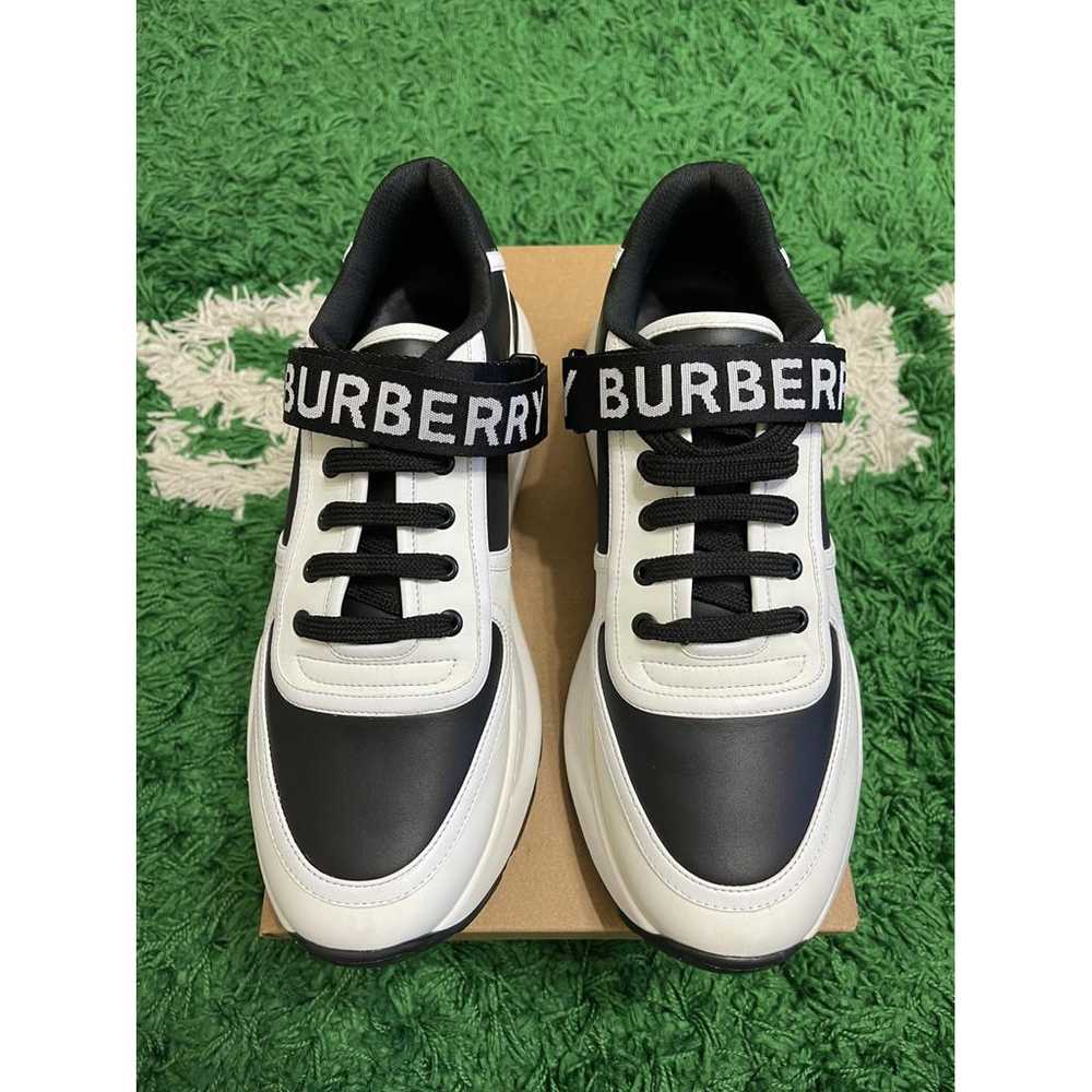 Burberry Leather low trainers - image 2