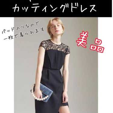 【Beautiful Condition】LAGUNAMOON Cutting Dress Navy