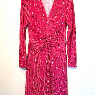 Rotate Birgerchristensen Pink Maxi Dress, Pink Pa… - image 1