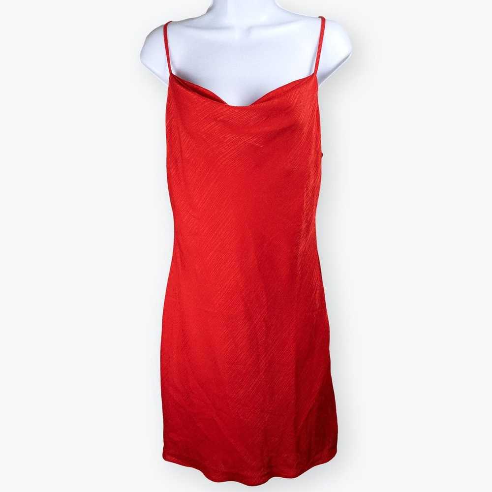 House of Harlow 1960 Red Slip Mini Dress M - image 1