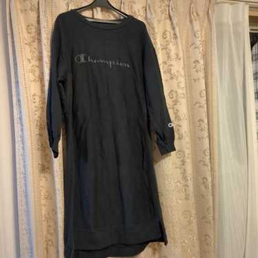 Champion Black Long Sleeve Dress