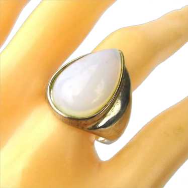 Vintage STAUER Sterling Silver Moonstone Ring in B