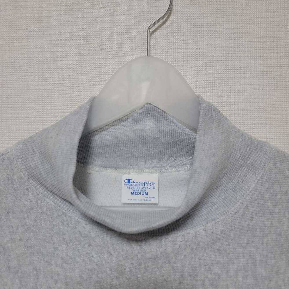 Champion Gray Turtleneck Dress M Reverse Weave - image 3