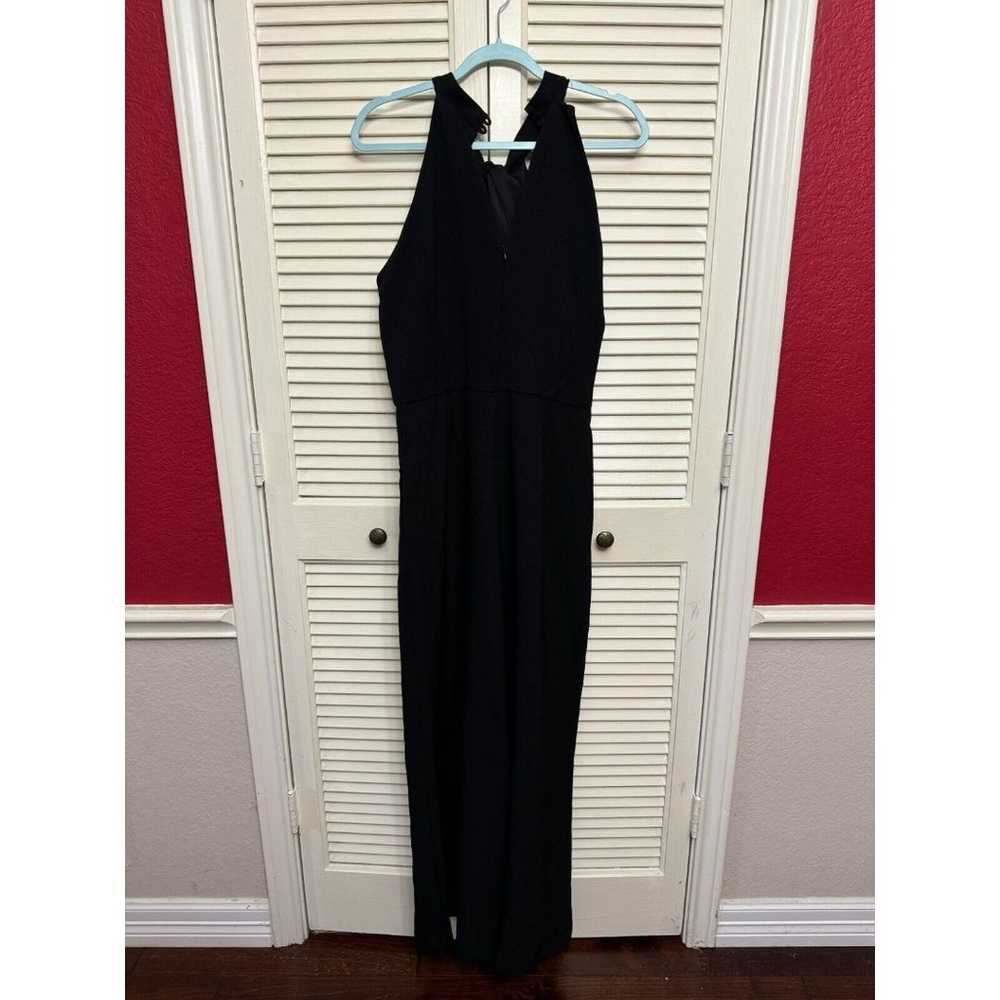 Julia Jordan Halter Neck Wide Leg Jumpsuit Size 14 - image 1