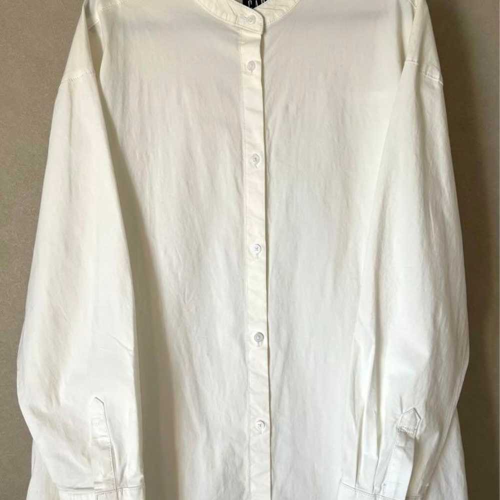 【Almost unused】GAP White Shirt Dress Long Sleeve … - image 2