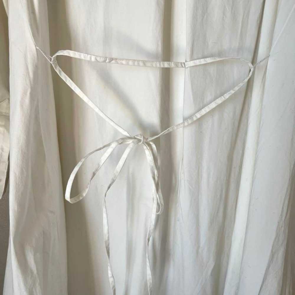 【Almost unused】GAP White Shirt Dress Long Sleeve … - image 4