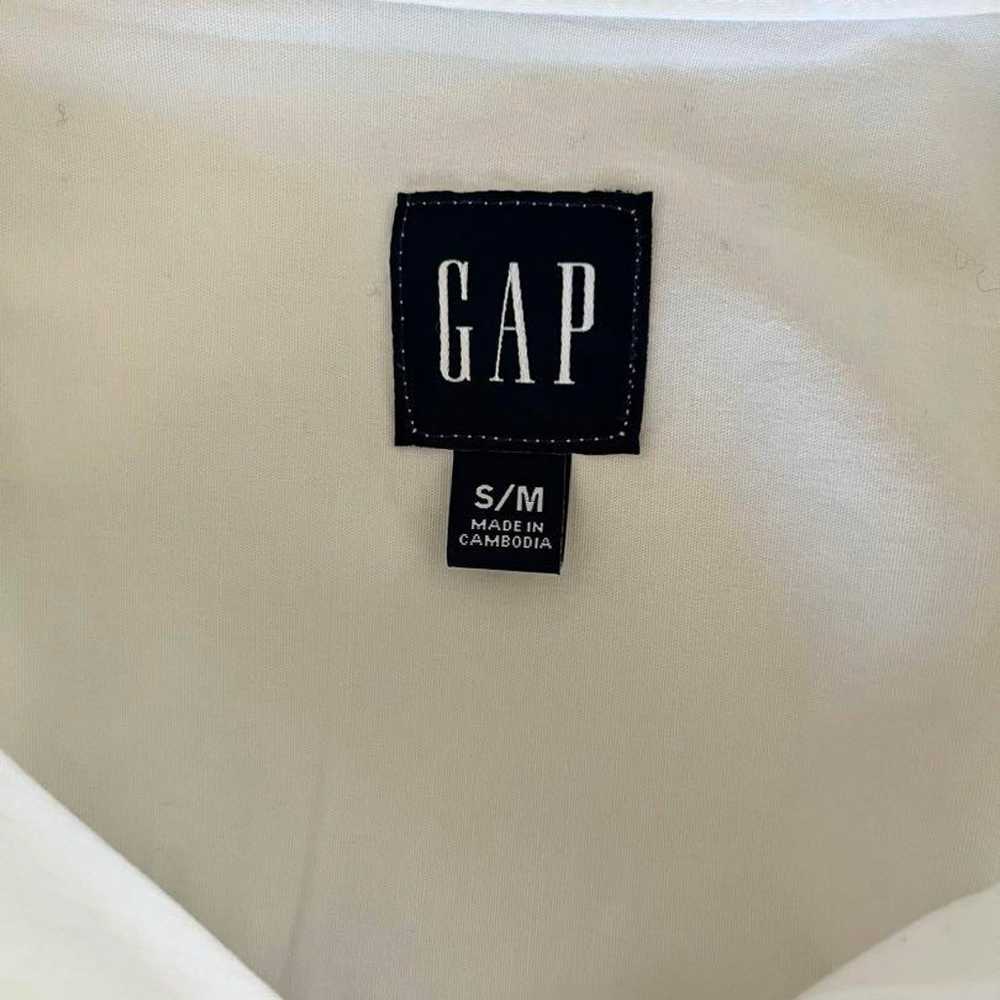 【Almost unused】GAP White Shirt Dress Long Sleeve … - image 7