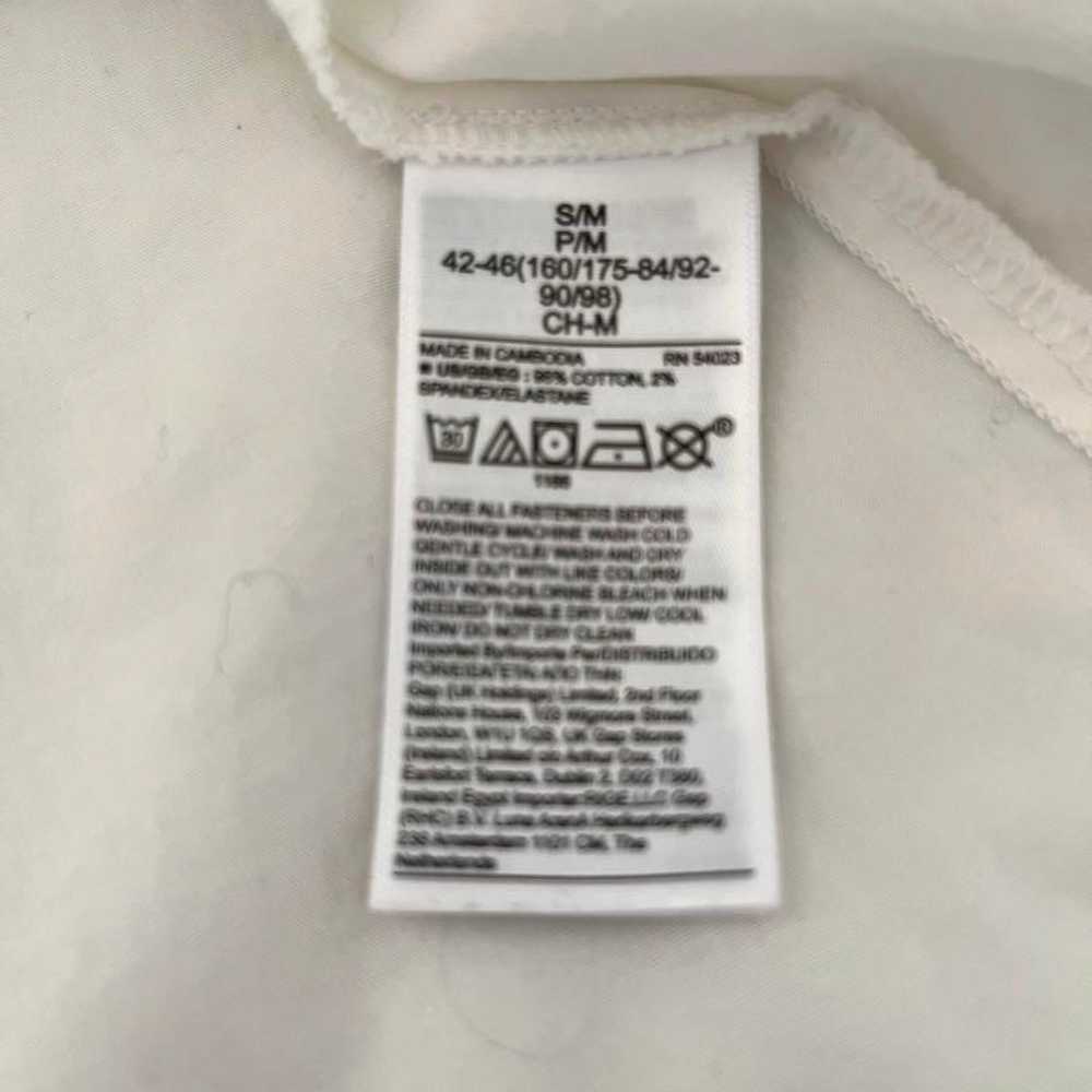 【Almost unused】GAP White Shirt Dress Long Sleeve … - image 8