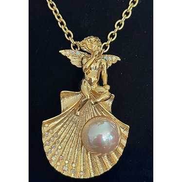 Kirks Folly Whispering Angel  Necklace Detachable… - image 1