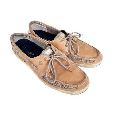 Sperry Sperry Topsider Tan Leather Tarpon 2 Eye B… - image 1