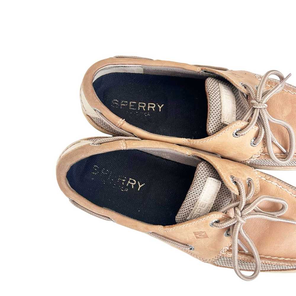 Sperry Sperry Topsider Tan Leather Tarpon 2 Eye B… - image 2