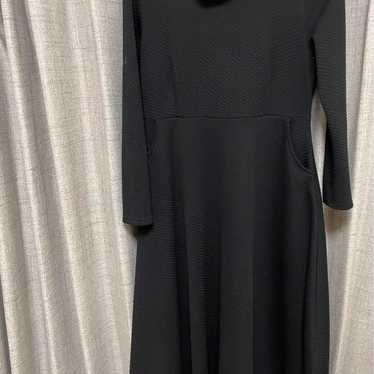 HUG.U Black XL High Neck Dress - image 1