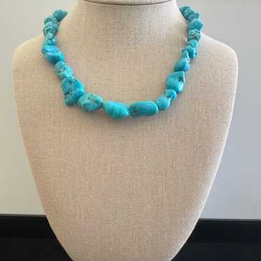 Lee Sands Faux Turquoise Necklace #151