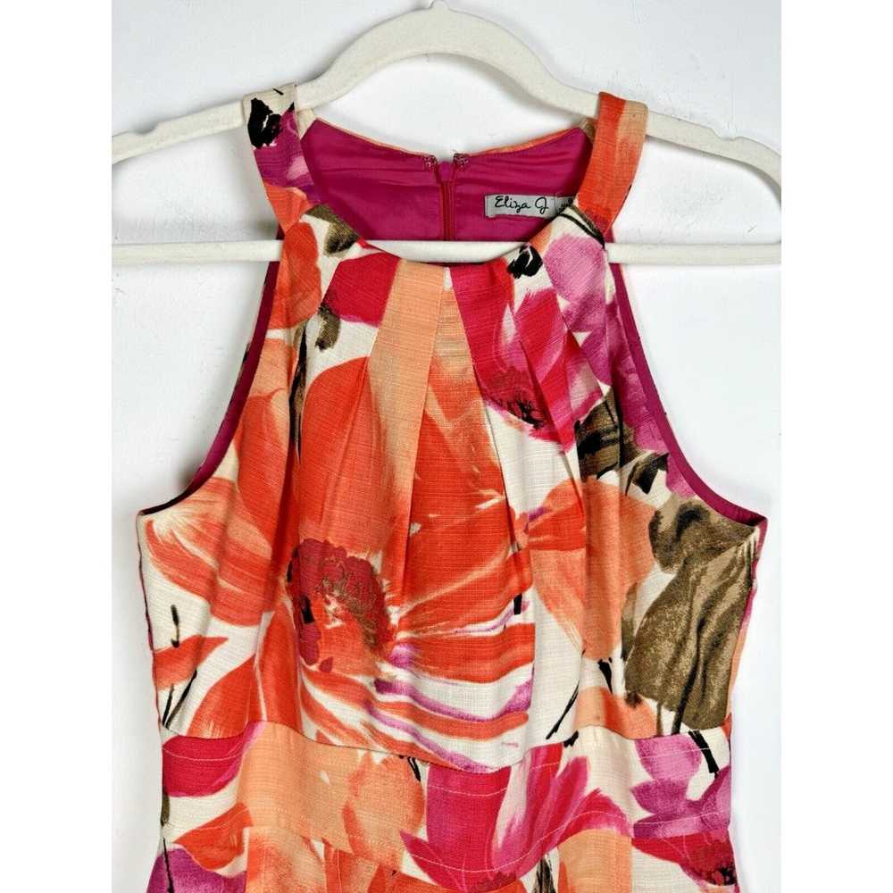 Eliza J. High Neck Spring Floral Preppy Summer Fe… - image 3