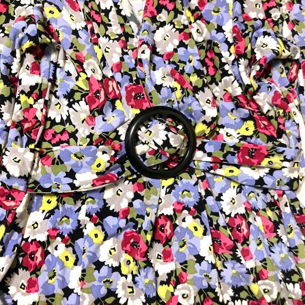 LAURA ASHLEY Stretch Waist Ribbon Floral Pattern … - image 12