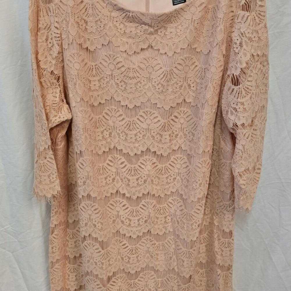 Jessica Howard Lace Sheath Bohemian Romantic Pink… - image 8