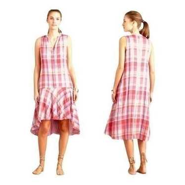 Anthropologie Maeve Pippa Swing Plaid Dress