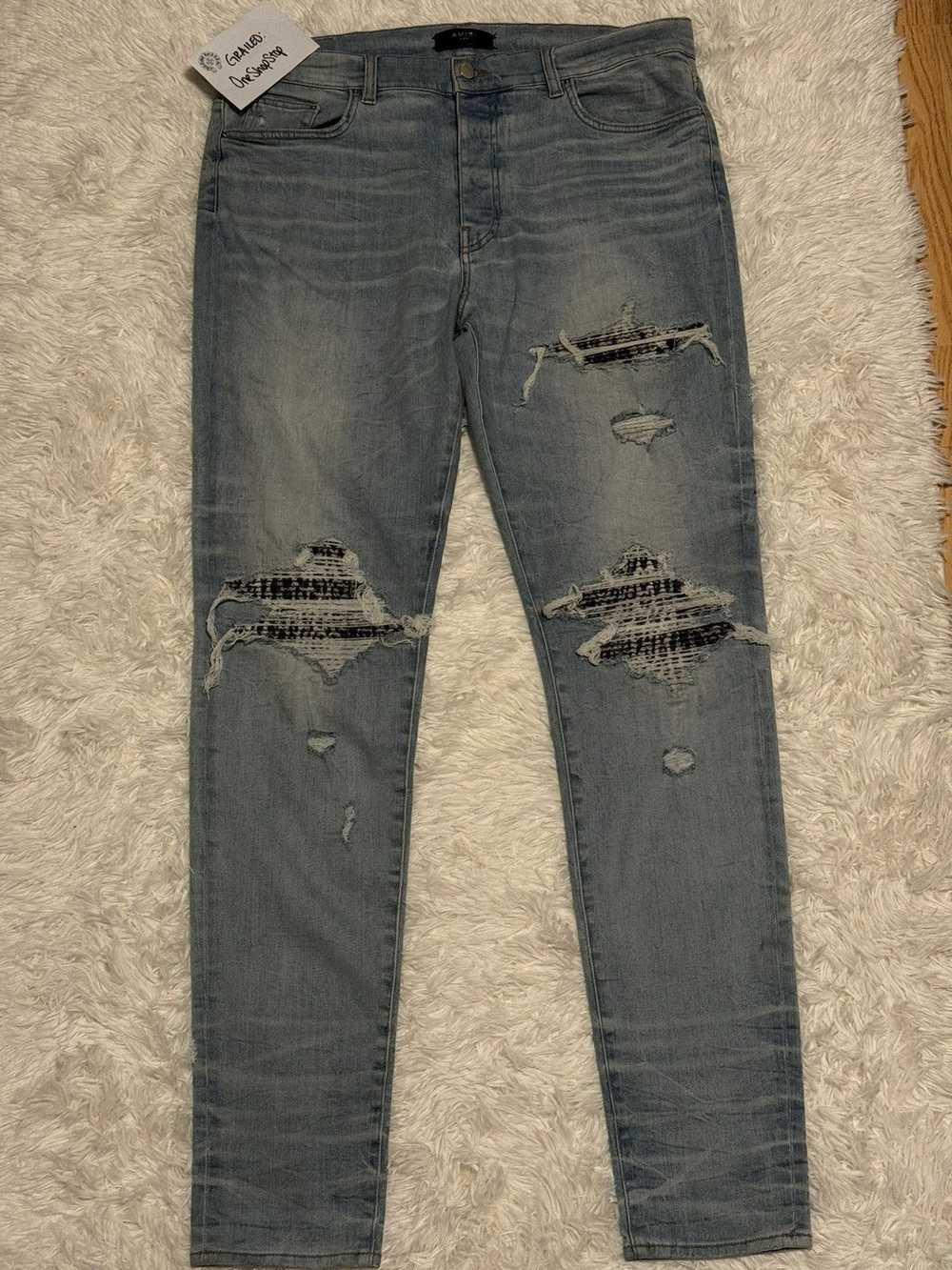 Amiri Amiri MX1 Lightwash Jeans - image 1