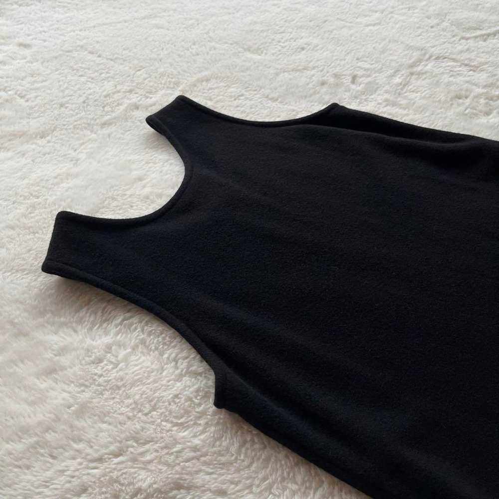 Agnes b. Long Dress Wool Black 38 Sleeveless - image 12