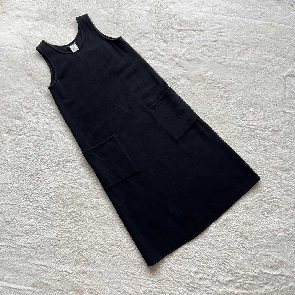 Agnes b. Long Dress Wool Black 38 Sleeveless - image 7