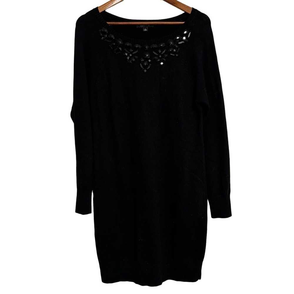 Ann Taylor Beaded Chest Long Sleeve Sweater Dress… - image 4