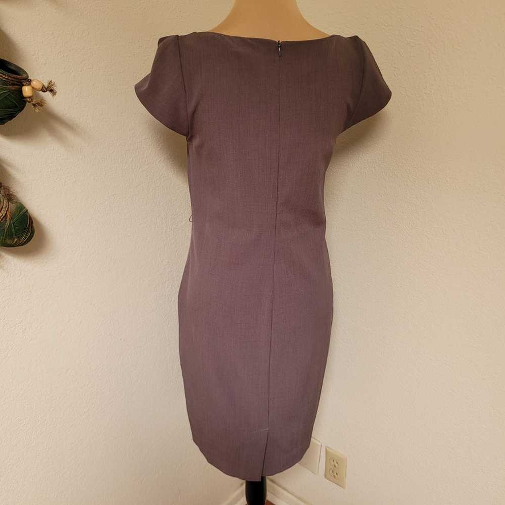 MM Lafleur Charcoal Gray Nisa Shift Dress Size 8 - image 5