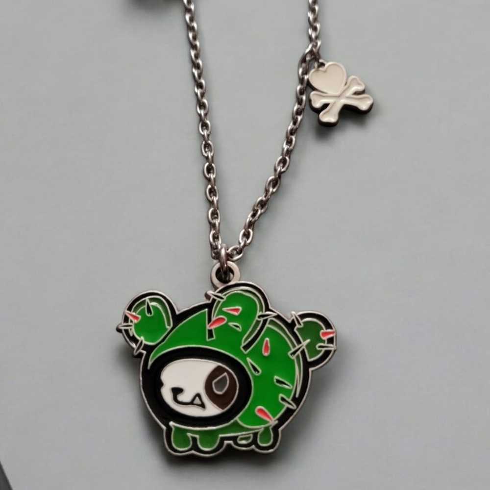 Rare Tokidoki Necklace & Pendant Cactus Pup Basta… - image 2