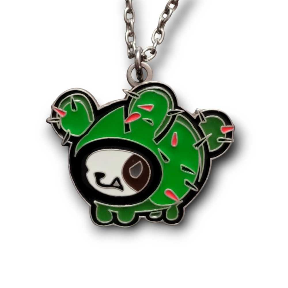 Rare Tokidoki Necklace & Pendant Cactus Pup Basta… - image 3