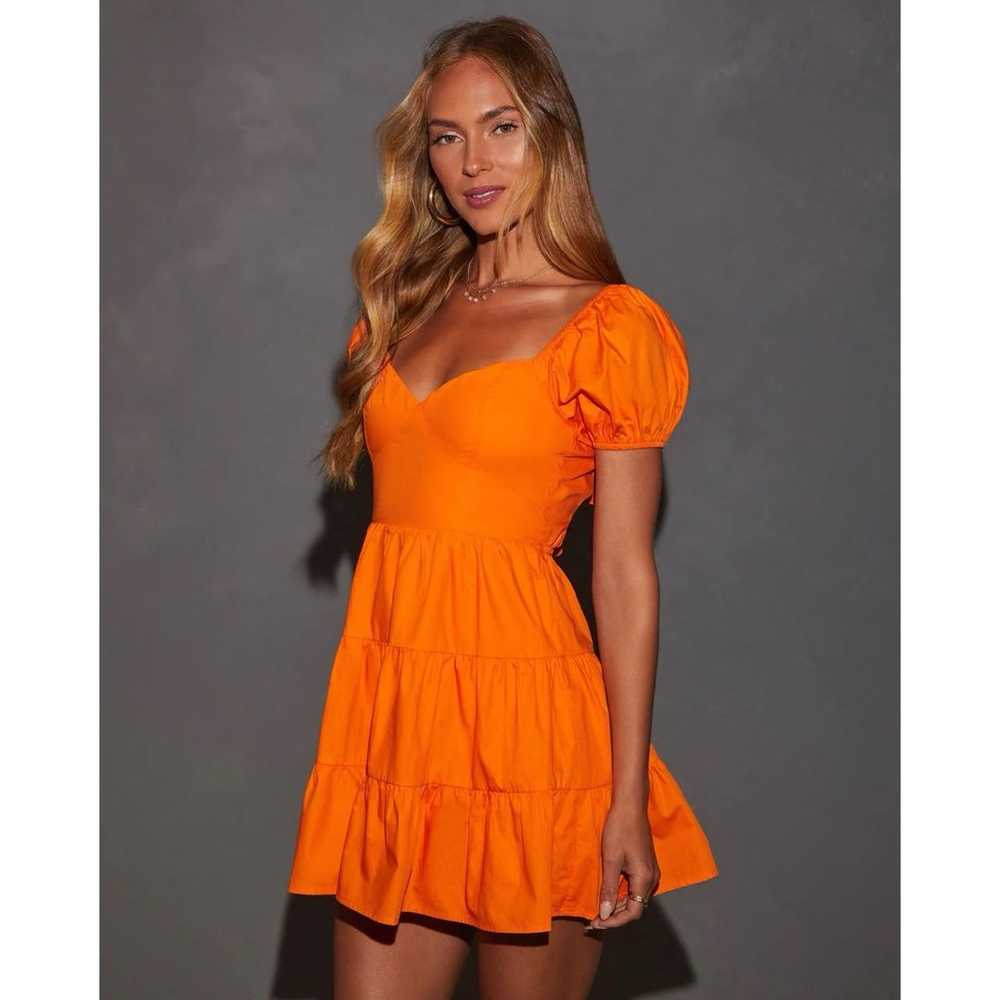 Vici Carleen Tiered Puff Sleeve Mini Dress - image 2