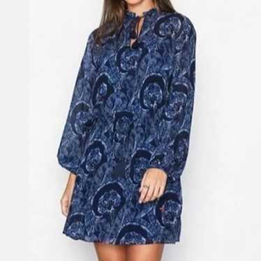 Polo Ralph Lauren Blue Elna Paisley Printed Mini D