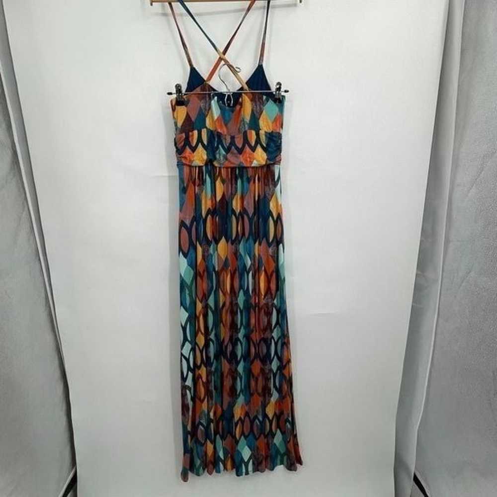 Maeve Multicolor Geometric Noetzie Maxi Dress Siz… - image 5