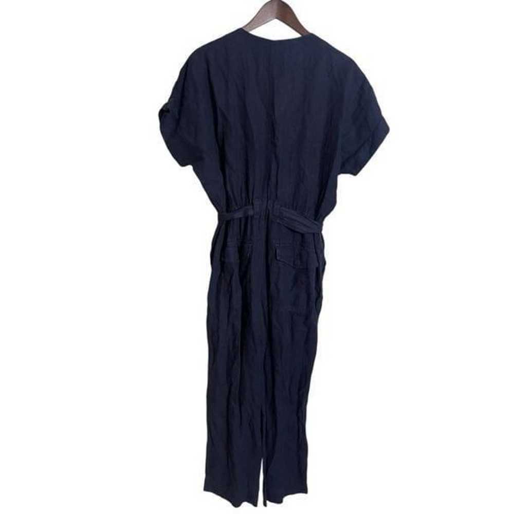 Joie Frodina Jumpsuit 100% Dolman Sleeves Navy Wo… - image 2