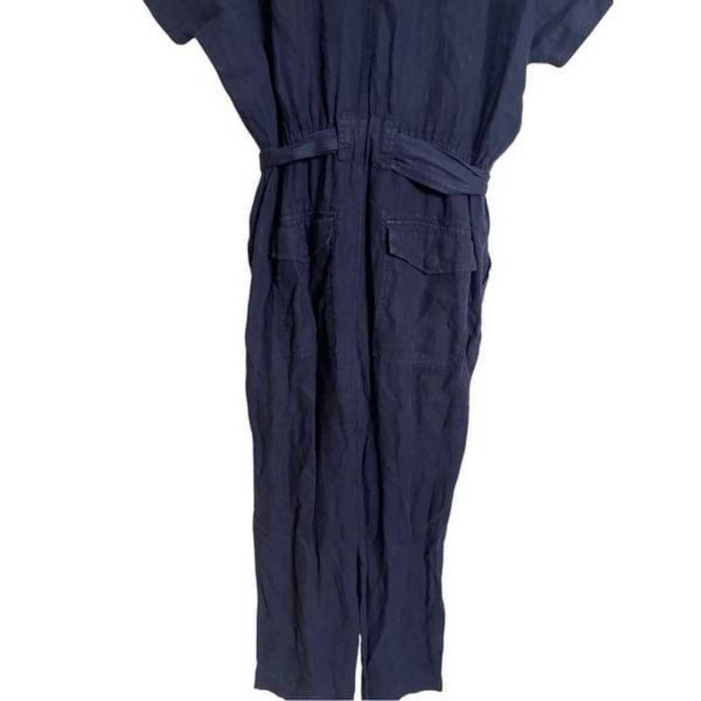 Joie Frodina Jumpsuit 100% Dolman Sleeves Navy Wo… - image 7