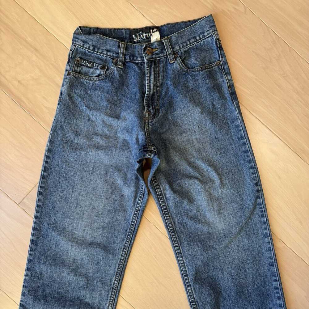 Vintage Vintage Blind Skateboard Jeans 27 Blue Y2… - image 3