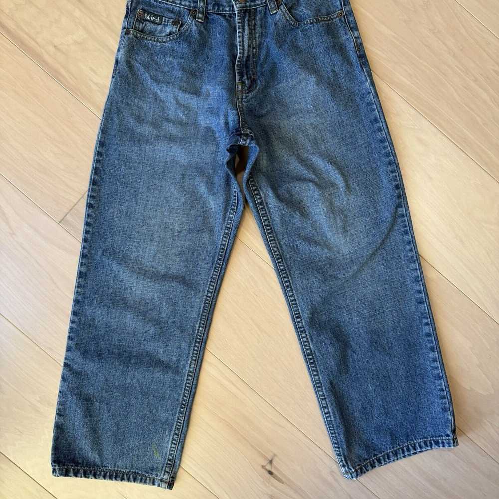 Vintage Vintage Blind Skateboard Jeans 27 Blue Y2… - image 4