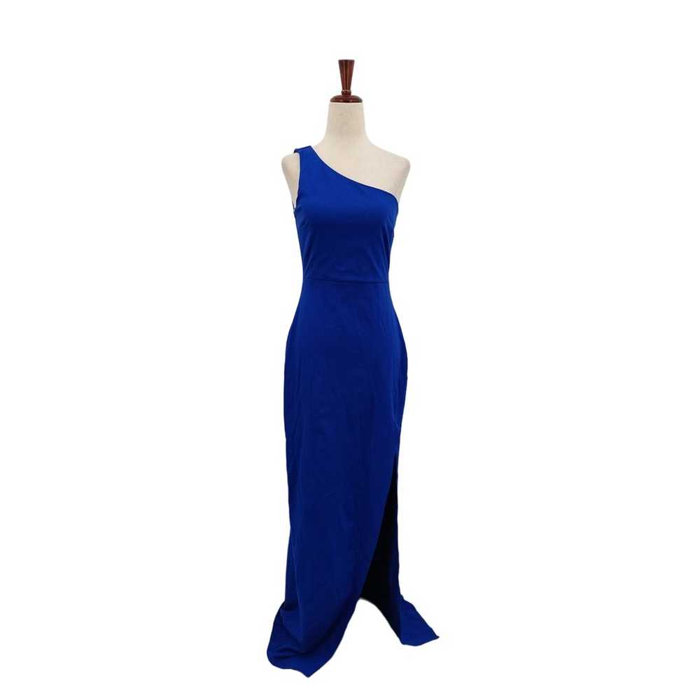 LULU'S M Good Times Only Royal Blue One-Shoulder … - image 2