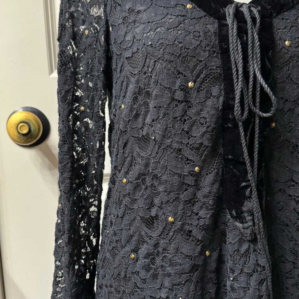 Ralph Lauren Lace Velvet Studded Dress Tunic - image 7