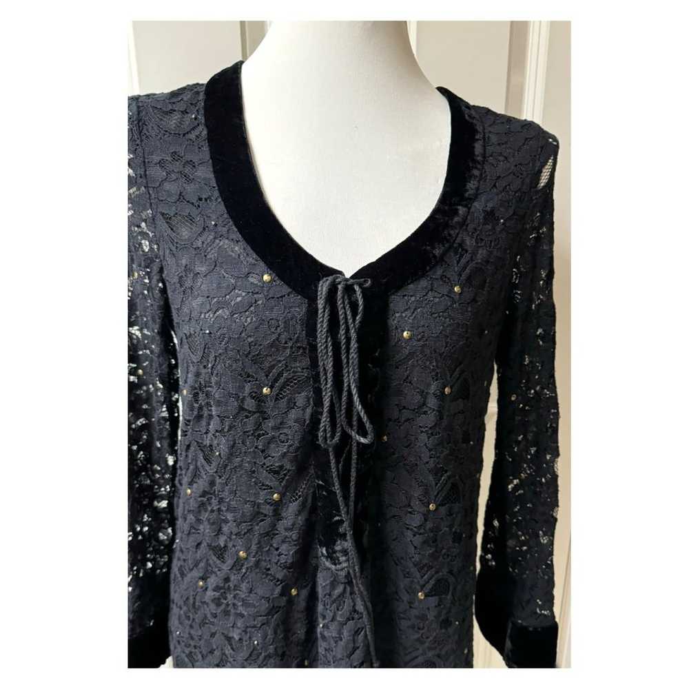 Ralph Lauren Lace Velvet Studded Dress Tunic - image 9