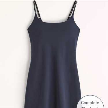 Abercrombie Navy Traveler Mini Dress Large - image 1