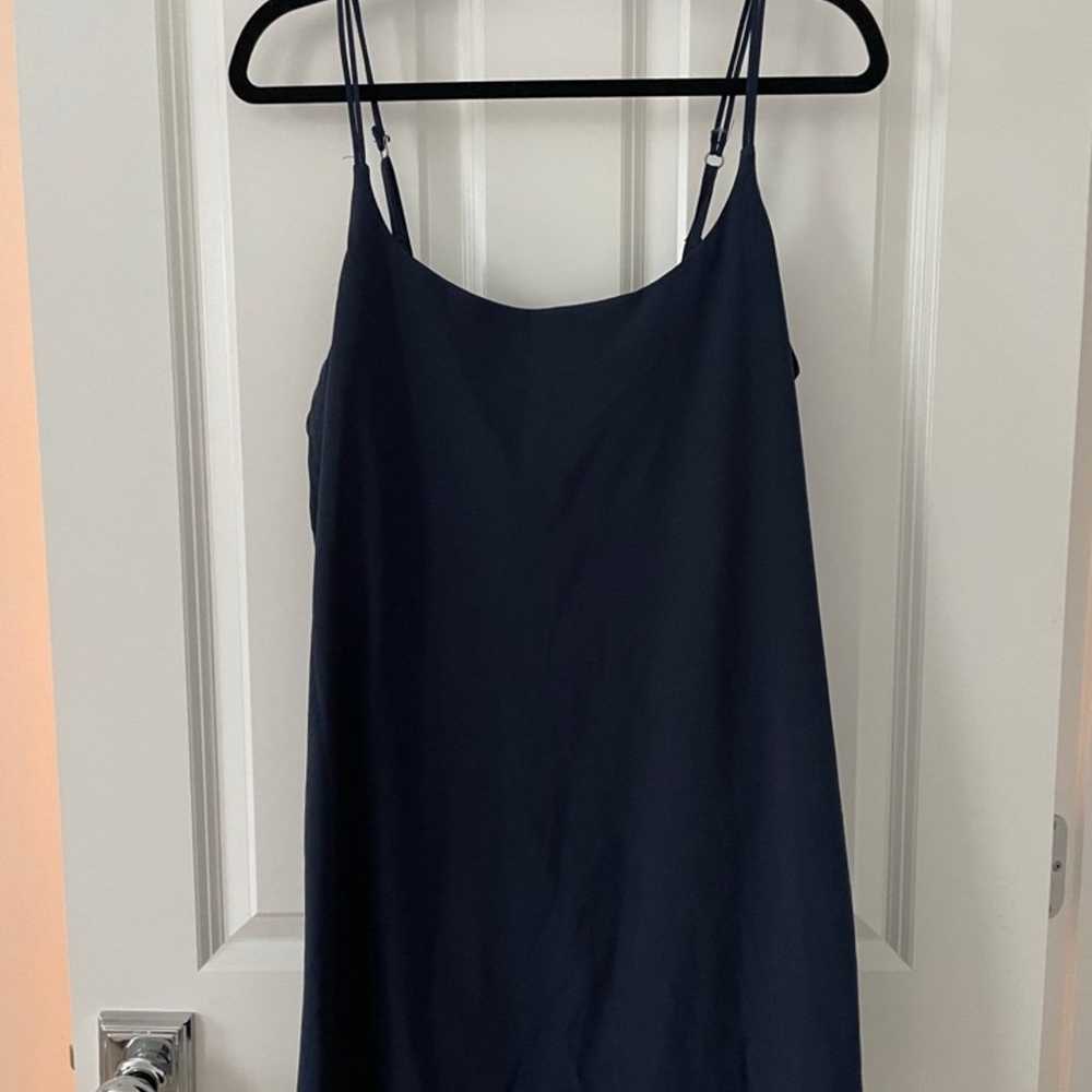 Abercrombie Navy Traveler Mini Dress Large - image 2