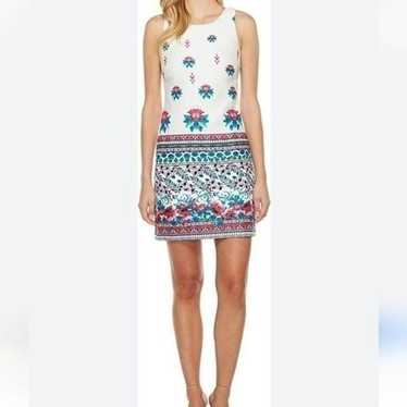 Taylor  Women's White Pink Green Blue Floral Print