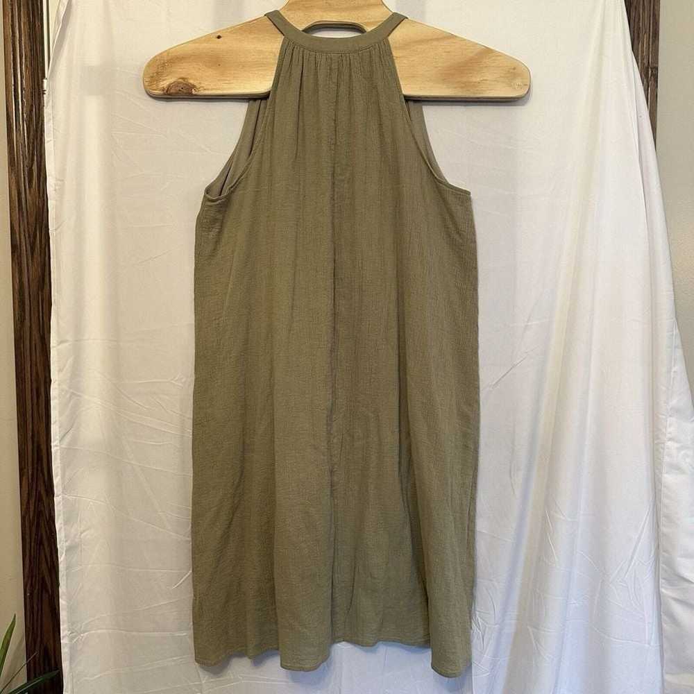 Garnet Hill Women's Size Large Green Dress Easy C… - image 3