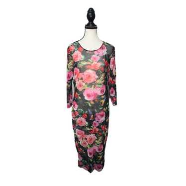 Neiman Marcus Body Con Floral Print Dress women’s… - image 1