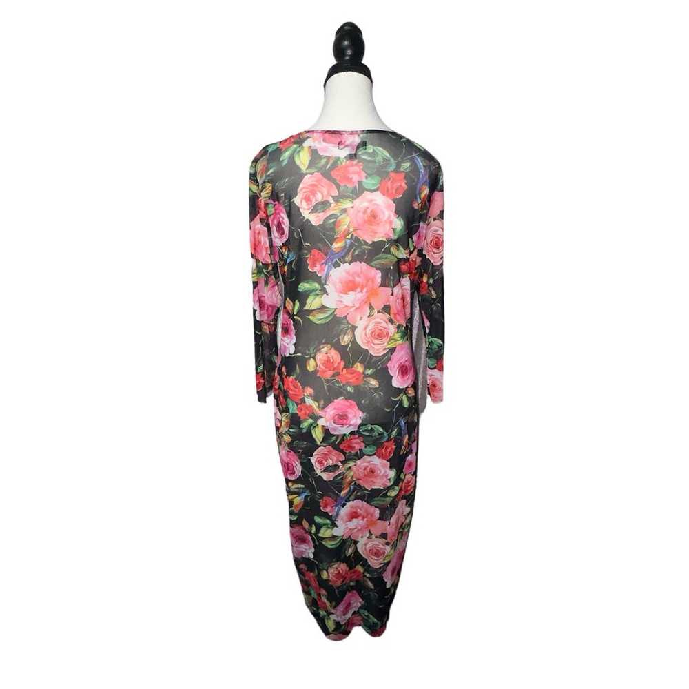 Neiman Marcus Body Con Floral Print Dress women’s… - image 2