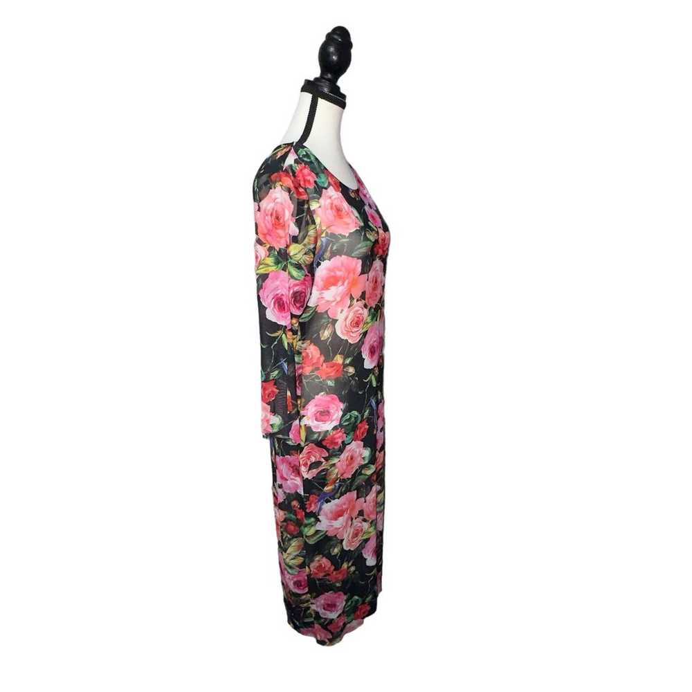 Neiman Marcus Body Con Floral Print Dress women’s… - image 3