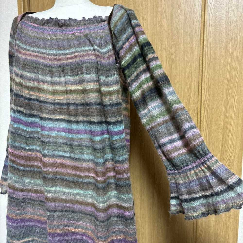 IOCOMUIO Mohair Knit Tunic One-Piece 40 Sensou Un… - image 4