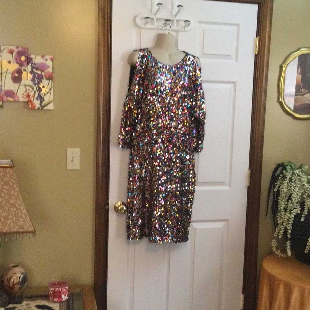 Boston Proper Sequined Dress NWOT - image 2