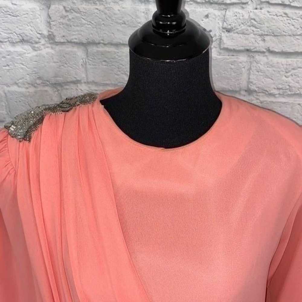 Lee Simone formal drape Dress sz 15/16 - image 4