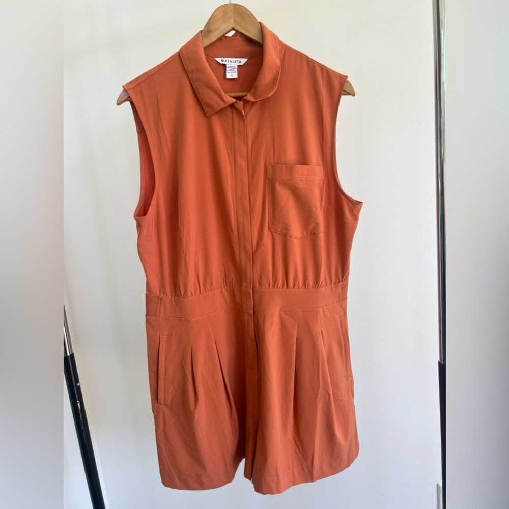 Athleta Womens Brooklyn Romper Jumpsuit Size 16 A… - image 2