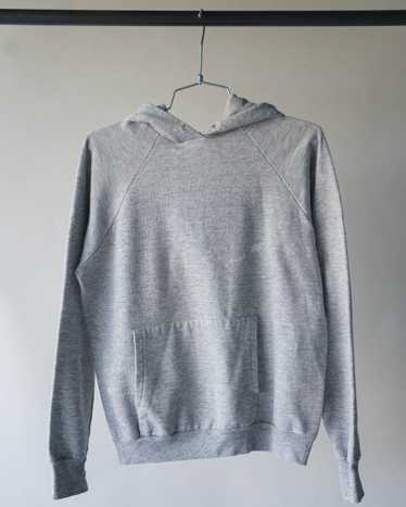 80's Heather Grey Hoodie - Medium